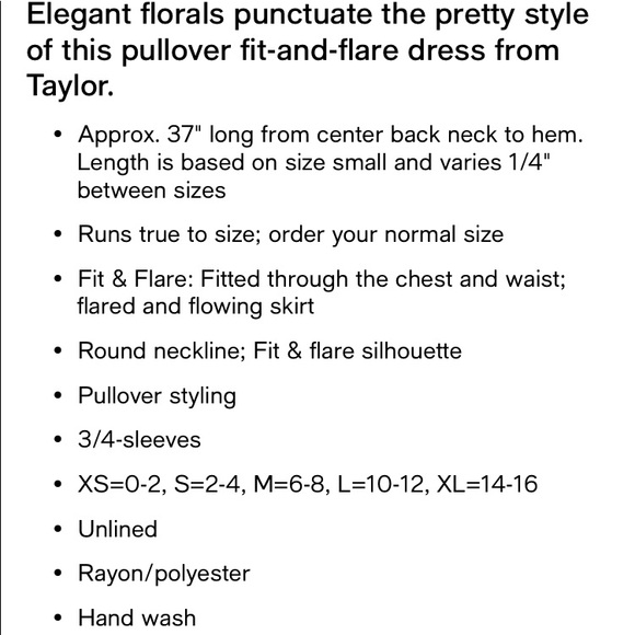 Taylor Floral Print Fit & Flare Dress - Picture 3 of 6